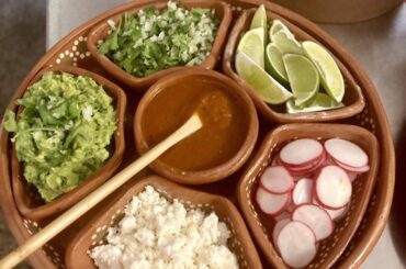 Found the cutest serving platter at my Mexican grocery store. Carnitas and asada