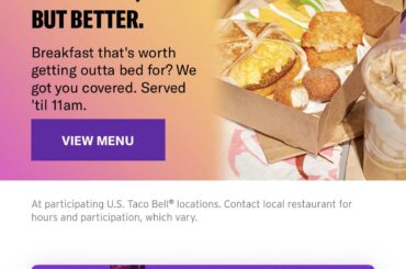 Oh Taco Bell app, I thought we were friends by now. You still don’t even know my name?