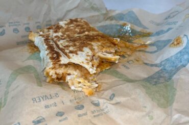 The new Enchilada Chicken Burrito