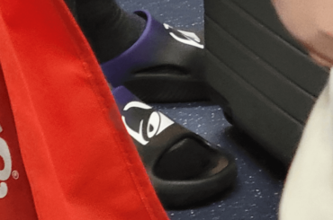 Slides spotted. Las Vegas Airport