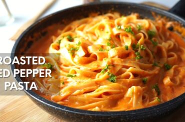 Creamy Roasted Red Pepper Pasta Recipe