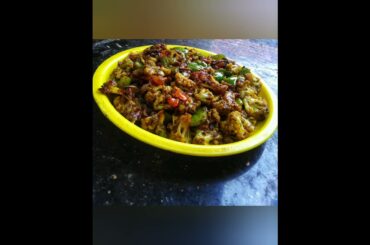 1 min Cauliflower pepper fry recipe malayalam | COOKING INTERVALS