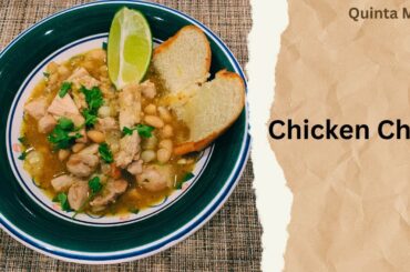 Slow Cooker Chicken Chili Verde Recipe| Quinta Maria