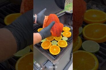 Planked Salmon w/Chili Lime Sauce Recipe | Over The Fire Cooking by Derek Wolf