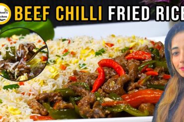 Beef Chilli Dry with Fried Rice By Batool's Kitchen