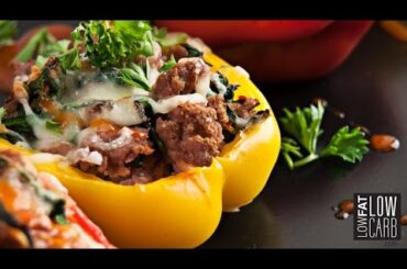 Stuffed Pepper Recipe - Tasty Ground chicken Recipe!