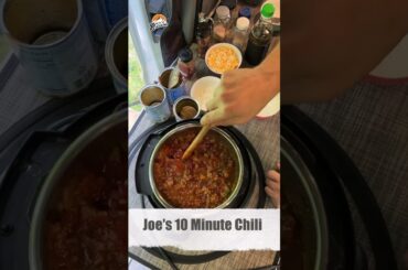 Instant Pot Chili in 10 minutes #shorts #vanlife