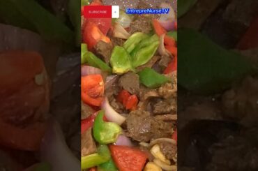 Delicious COMFORT FOOD: Quick and easy PEPPER STEAK