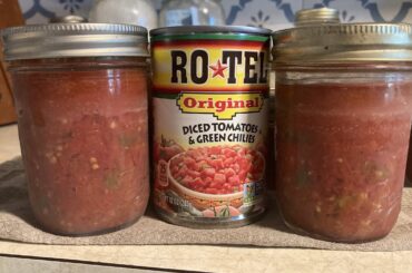 "Rotel" Tomatoes and Chilies | Recipe and Canning Instructions! #canning #frugal #diy #canning