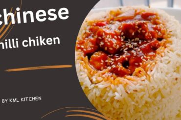 Chinese Chilli Chiken Recipe Restaurant Style by KML KITCHEN #chillichicken