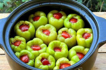 Perfection! Easiest Stuffed Bell Peppers Recipe! Dolma Recipe