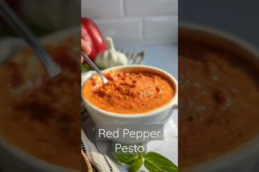 Red Pepper Pesto Sauce #shorts #recipes