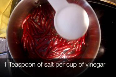 Homemade Cayenne Pepper Hot Sauce! - Easy Recipe