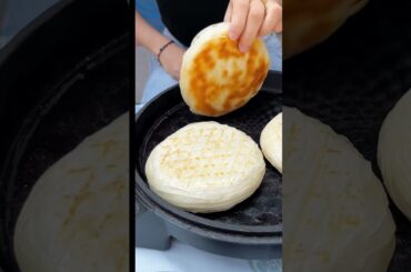 Chinese Burger Stir-fried shredded carrots with chili pepper