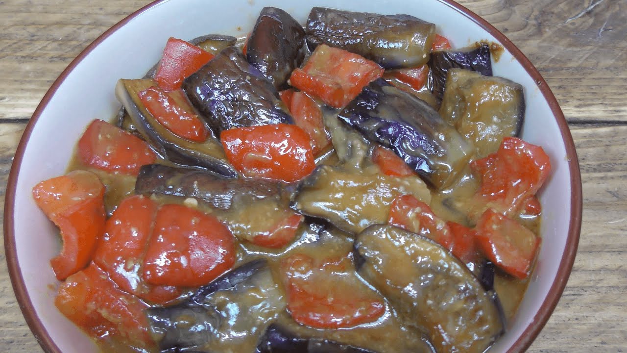 How To Make Japanese Miso Eggplant & Bell Pepper Recipe Chili Chili