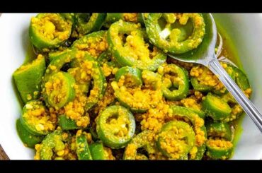 Quick green Chili Pickle Recipe I Khathe Meethi mirchi ka Achar