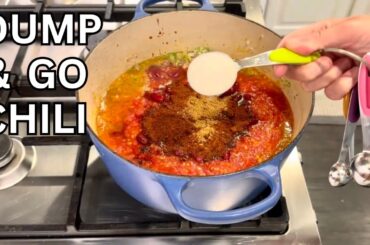 Dump and Go Chili is SO EASY!