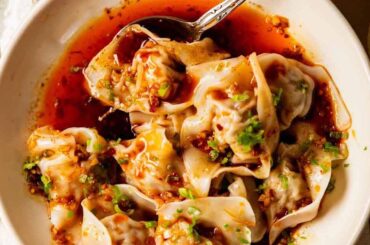 Spicy Wontons - DIN TAI FUNG copycat!
