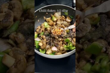 Garlic pepper Mushroom Fry #Mushroom pepper fry recipe #Mushroom starter recipe #shorts #ytshorts