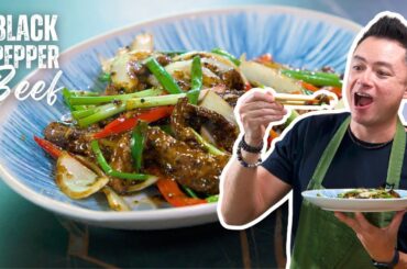BLACK PEPPER BEEF STIR - FRY | SHERSON LIAN