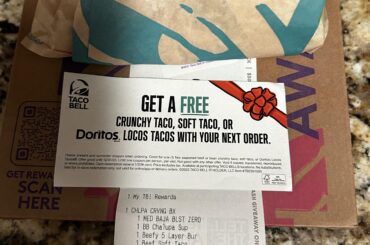 My Local TB discontinued the beefy crunch burrito off of their menu a few days early. Replaced it with a beefy melt burrito and even included a coupon for the inconvenience.