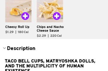 Anyone else read the drink description?