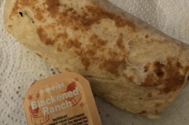 Taco Bell x Popeyes. Quesarito with Blackened Ranch sauce. Wow.