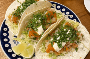 Tacos from an restaurant in japan