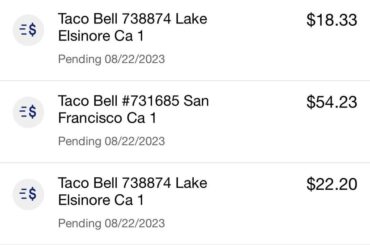 Anyone else’s Taco Bell app just get hacked? They stole over $100. Watch out people!