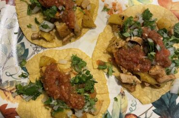 Redneck Al pastor. First time making tortillas