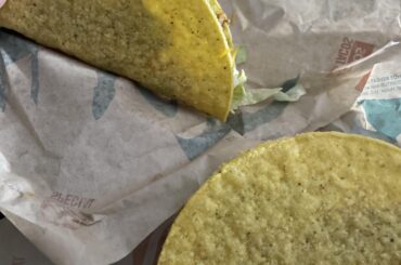 So psyched to finally try the shredded beef in the new taco!!!