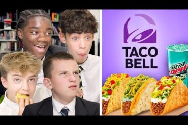 British Highschoolers try Taco Bell for the first time