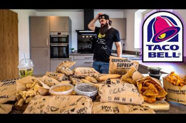 THE ENTIRE TACO BELL MENU CHALLENGE | BeardMeatsFood