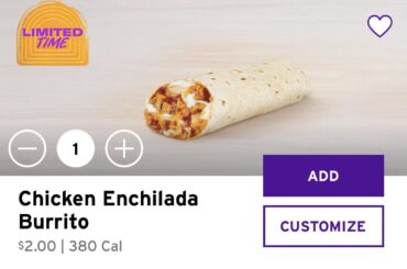 Never seen this in the app before but it’s delicious