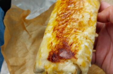 I think this is the best looking grilled cheese burrito I've ever got