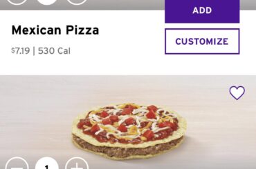 Anyone else paying this much for a Mexican pizza?