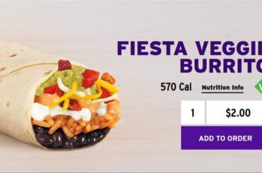 Bring back the Veggie Fiesta Burrito Petition