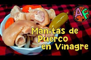Manitas de puerco en vinagre | Con un toque especial