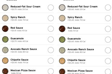 Is there any rhyme or reason to the pricing of sauces?