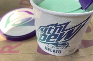 Got the Baja Blast Gelato!