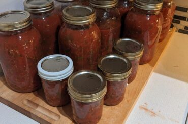 Freshly Canned Garden Habanero Salsa