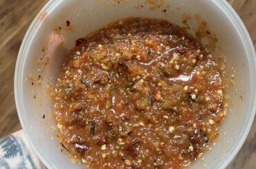 My version of ArnieTex’s Salsa Tatemada.