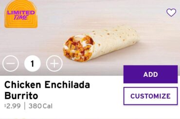 The new $2 Burrito