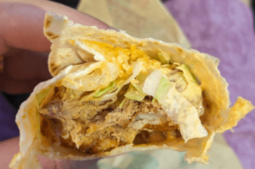 Spicy Potato Soft Taco add Shredded Beef