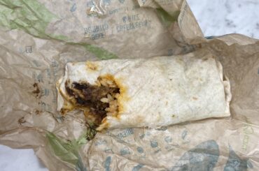 A bite taken out of my food? What now