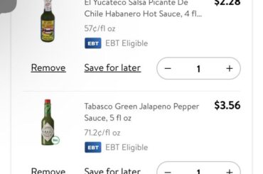 Green* Tabasco VS El Yucateco sauce