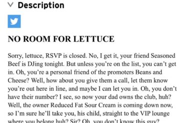 Descriptions on app