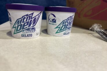 Baja Blast Gelato. Kinda mid
