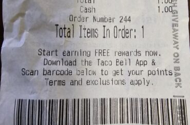 Can't scan receipts