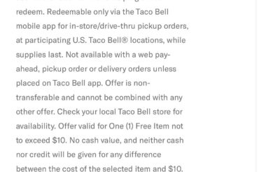 What free individual item is the best (tasting and/or value)?